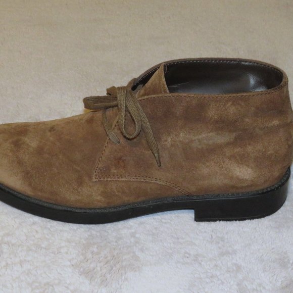 Tod’s Brown Suede Desert Chukka Boots 8.5 main image 4